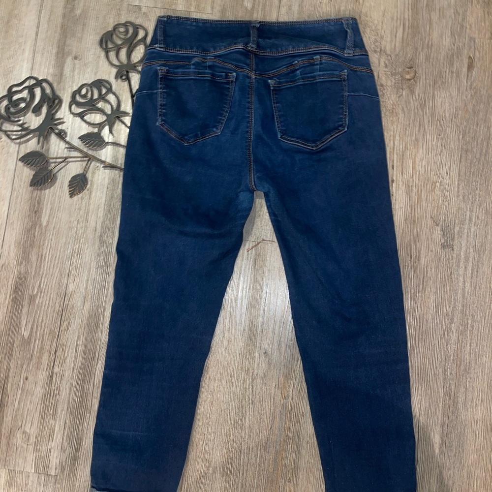 Wax Jeans Push Up Collection Rolled Ankle Size 9 - Picture 5 of 13
